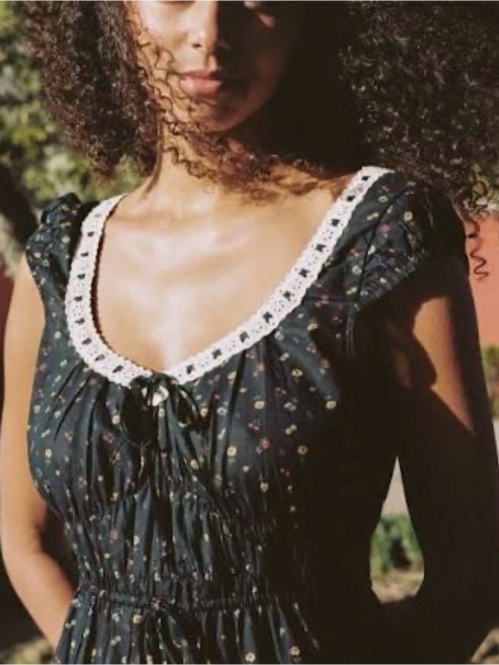 Christy Dawn The Kelly Dress in Black Aster Garden